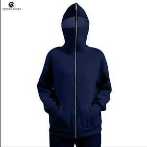 Trendy Queen Women's Navy Blue Sweater - XS/S